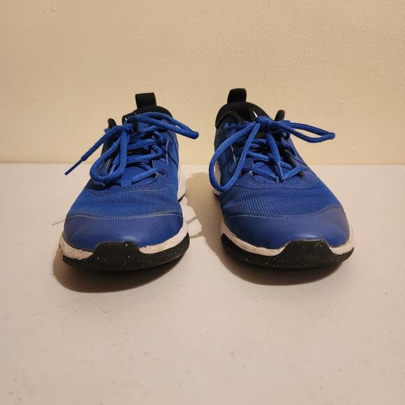 Nike Omni Kids Sz 6.5Y Multi-Court Sneakers Low Blue White Running Shoes - Picture 2 of 8